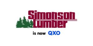 Simonson Lumber, now QXO, logo