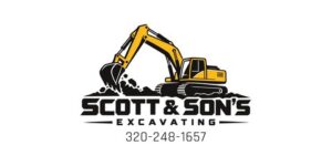 Scott & Son's Excavating logo, 320-248-1657